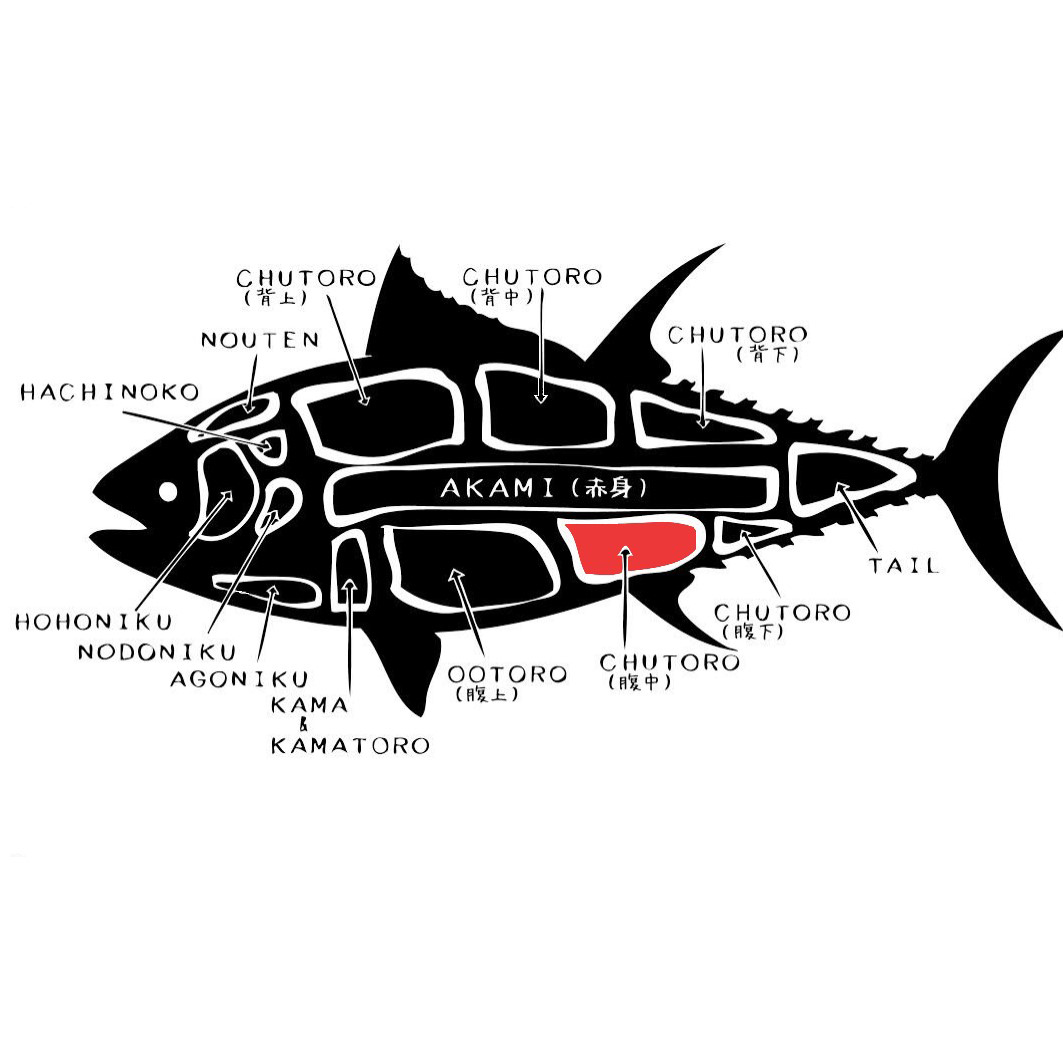 Low Fat Frozen Seafood Fish Bluefin Tuna