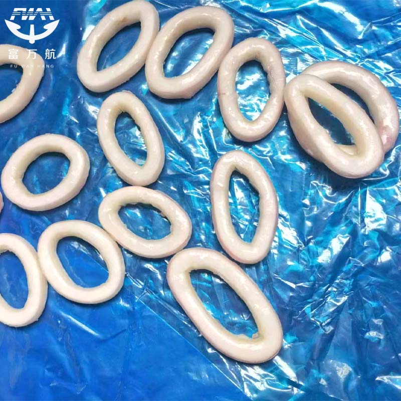 Boiled Frozen Seafood Equator Dosidicus Gigas Squid Ring