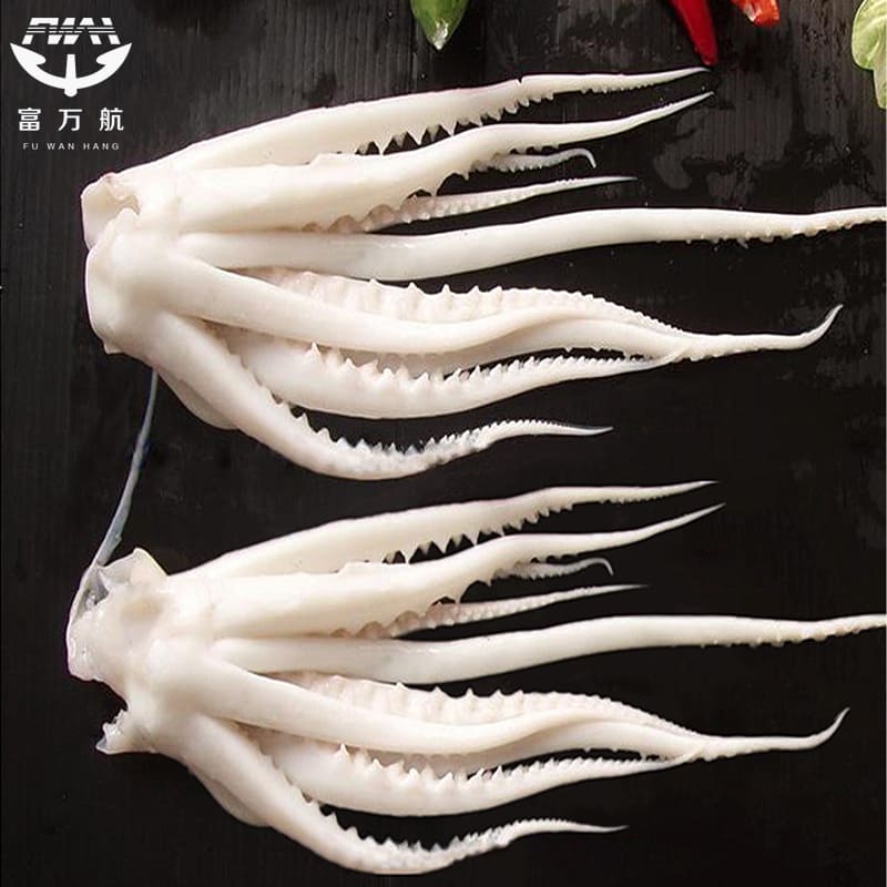 Skinless squid tentacles