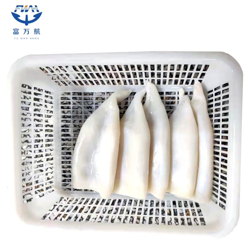 Squid tube processing process